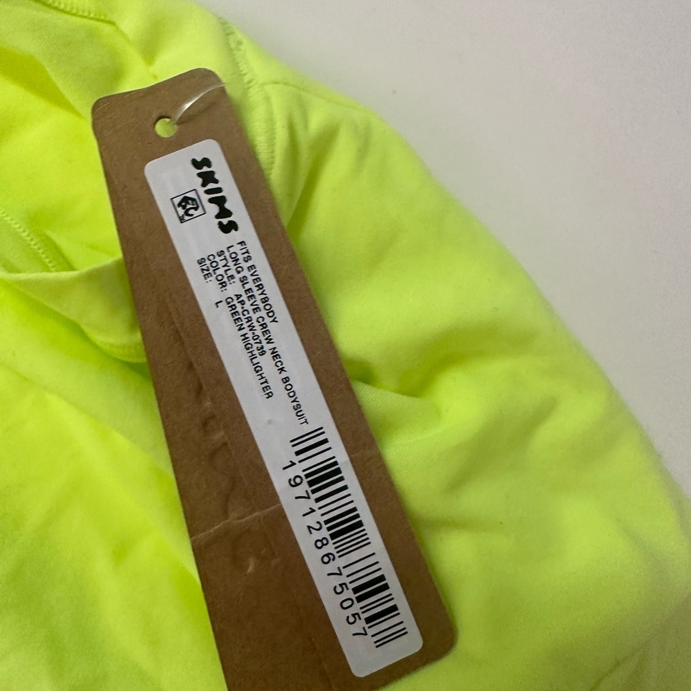 SKIMS Bright Yellow Bodysuit